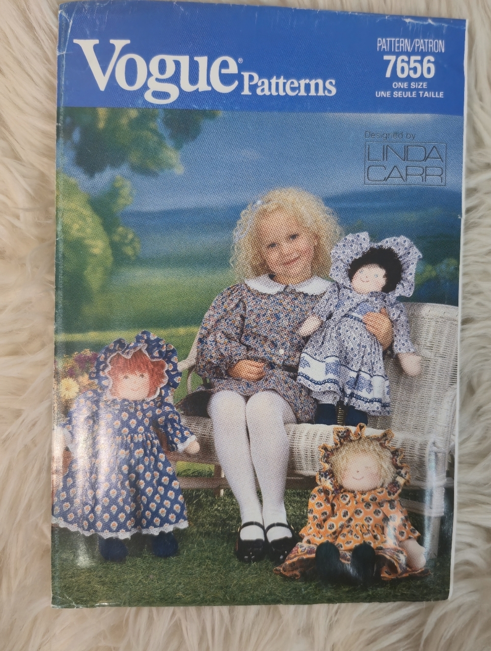 Vogue Linda Carr Cottage Doll Sewing Pattern 7656